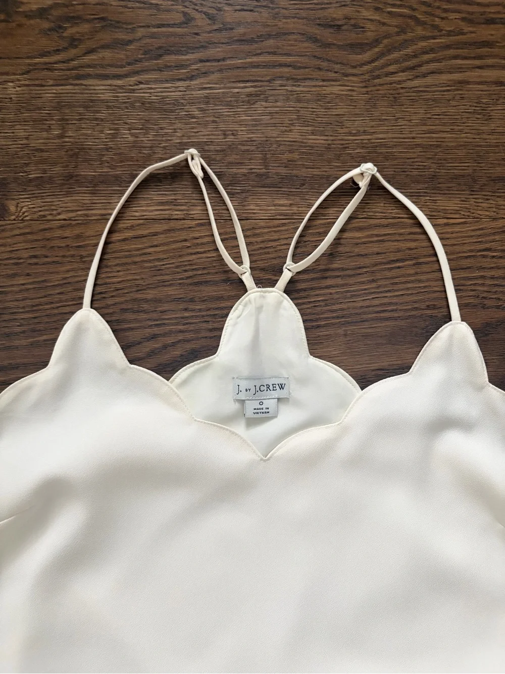 J.Crew scalloped tank